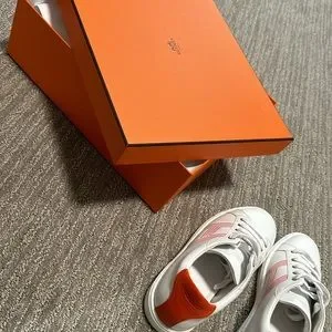 Shoes Hermes Advantage Sneakers Color Orange Poshmark